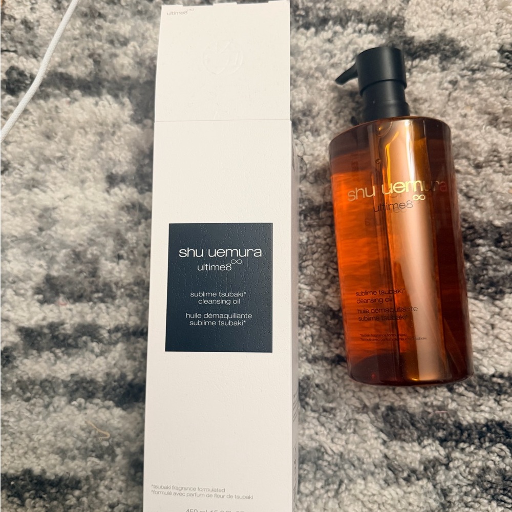Shu Uemura Ultime8 Cleansing Oil in Black and Orange